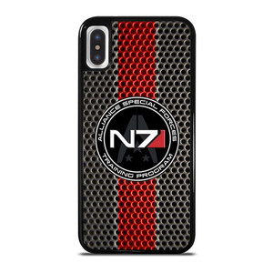 N7 MASS EFFECT PLATE LOGO iPhone X / XS Case