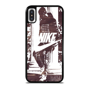 NIKE STREET URBAN BLACK WHITE iPhone X / XS Case NIKE STREET URBAN BLACK WHITE iPhone X / XS Case