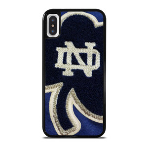 NOTRE DAME BLUE SHAMROCK LOGO iPhone X / XS Case