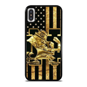 NOTRE DAME FOOTBALL USA FLAG iPhone X / XS Case NOTRE DAME FOOTBALL USA FLAG iPhone X / XS Case