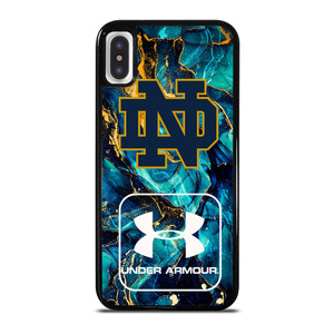 NOTRE DAME VS UNDER ARMOUR MARBLE BLUE iPhone X / XS Case NOTRE DAME VS UNDER ARMOUR MARBLE BLUE iPhone X / XS Case