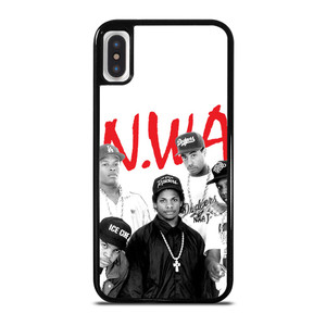 NWA NIGGAZ WIT ATTITUDES HIP HOP GROUP iPhone X / XS Case