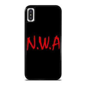 NWA NIGGAZ WIT ATTITUDES HIP HOP LOGO iPhone X / XS Case