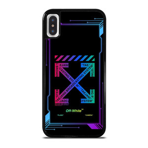 OFF WHITE BLACK NEBULA iPhone X / XS Case