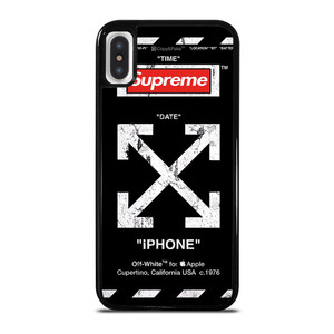 OFF WHITE BLACK SUP iPhone X / XS Case