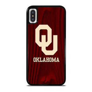 OKLAHOMA SOONERS WOODEN LOGO iPhone X / XS Case