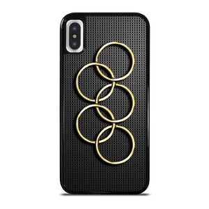 OLYMPIC RINGS GOLD CARBON iPhone X / XS Case