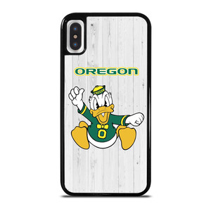 OREGON DUCKS WOODEN LOGO iPhone X / XS Case