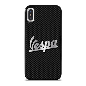 PIAGGIO VESPA METAL CARBON LOGO iPhone X / XS Case
