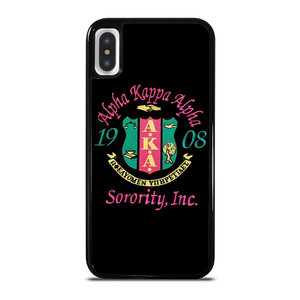 PINK AND GREEN AKA LOGO iPhone X / XS Case