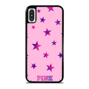 PINK VICTORIA SECRET STARS iPhone X / XS Case