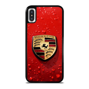 PORSCHE RED EMBLEM iPhone X / XS Case