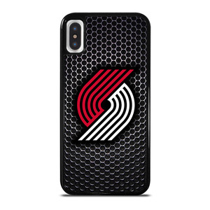 PORTLAND TRAIL BLAZERS SYMBOL METAL iPhone X / XS Case PORTLAND TRAIL BLAZERS SYMBOL METAL iPhone X / XS Case