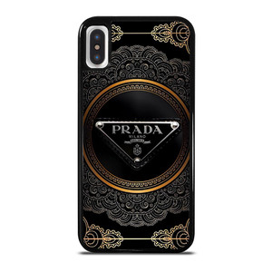 PRADA MILANO BLACK GOLD iPhone X / XS Case
