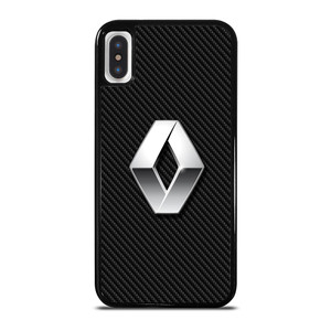 RENAULT CAR LOGO CARBON iPhone X / XS Case