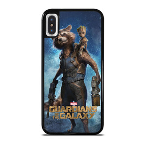 ROCKET RACCOON AND BABY GROOT iPhone X / XS Case ROCKET RACCOON AND BABY GROOT iPhone X / XS Case