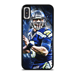 RUSSELL WILSON SEATTLE SEAHAWKS FOOTBALL iPhone X / XS Case