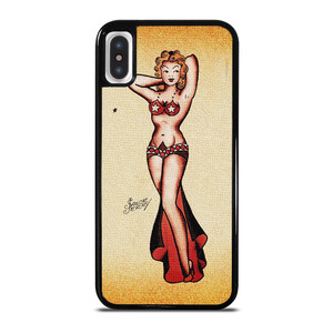 SAILOR JERRY BIKINI GIRL TATTOO iPhone X / XS Case
