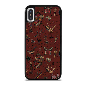 SAILOR JERRY TATTOO PATTERN iPhone X / XS Case