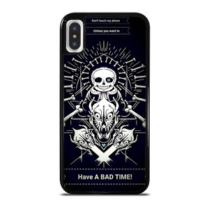 SANS UNDERTALE BAD TIME CARTOON iPhone X / XS Case