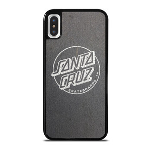 SANTA CRUZ SKATEBOARD LOGO ASPHALT iPhone X / XS Case