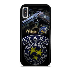 STARS RACCOON POLICE DEP BADGE 2 iPhone X / XS Case