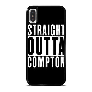 STRAIGHT OUTTA COMPTON HIP HOP LOGO iPhone X / XS Case