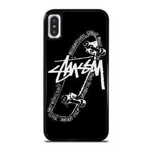 STUSSY SKATEBOARD ART iPhone X / XS Case