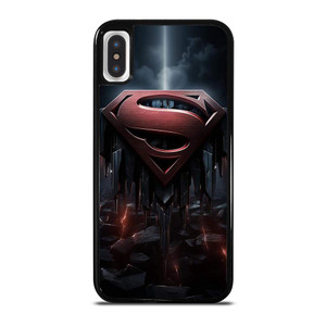 SUPERMAN DARK LOGO ICON iPhone X / XS Case