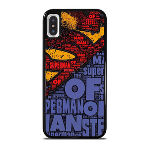SUPERMAN LOGO ART WALL iPhone X / XS Case