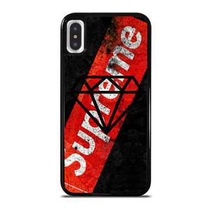 SUPREME DIAMOND SUPPLY CO BLACK iPhone X / XS Case SUPREME DIAMOND SUPPLY CO BLACK iPhone X / XS Case