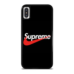 SUPREME X NIKE BLACK LOGO iPhone X / XS Case SUPREME X NIKE BLACK LOGO iPhone X / XS Case