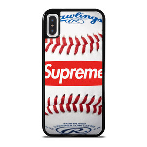 SUPREME X RAWLINGS BASEBALL iPhone X / XS Case