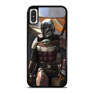 THE MANDALORIAN AND BABY YODA iPhone X / XS Case