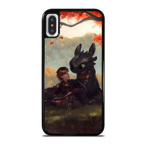 TOOTHLESS AND HICCUP ART iPhone X / XS Case