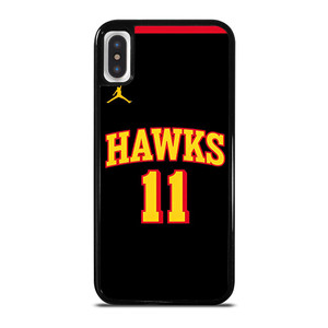 TRAE YOUNG ATLANTA HAWKS BLACK iPhone X / XS Case