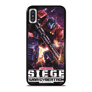TRANSFORMERS WAR FOR CYBERTRON POSTER iPhone X / XS Case