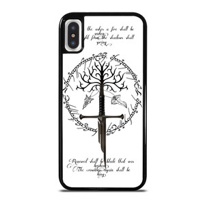 TREE LORD OF THE RING SWORD iPhone X / XS Case
