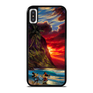 TROPICAL BEAUTIFUL MICKEY MINNIE iPhone X / XS Case