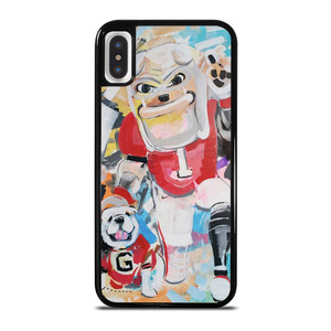 UNIVERSITY OF GEORGIA BULLDOGS UGA ART iPhone X / XS Case