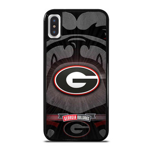UNIVERSITY OF GEORGIA BULLDOGS UGA BLACK iPhone X / XS Case