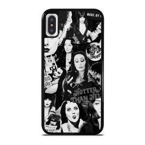 WEDNESDAY ADDAMS FAMILY COLLAGE iPhone X / XS Case