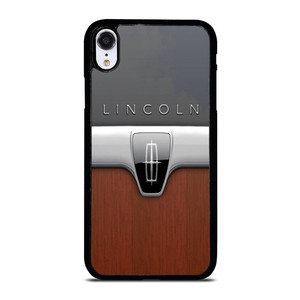LINCOLN MOTOR WOODEN CHROME LOGO iPhone XR Case