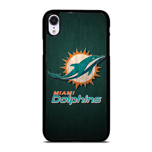 MIAMI DOLPHINS WOODEN LOGO iPhone XR Case