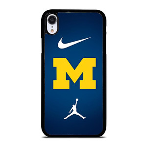 MICHIGAN WOLVERINES NIKE JORDAN iPhone XR Case MICHIGAN WOLVERINES NIKE JORDAN iPhone XR Case