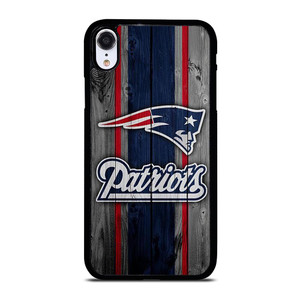 NEW ENGLAND PATRIOTS WOODEN LOGO iPhone XR Case