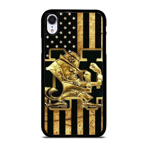 NOTRE DAME FOOTBALL USA FLAG iPhone XR Case NOTRE DAME FOOTBALL USA FLAG iPhone XR Case