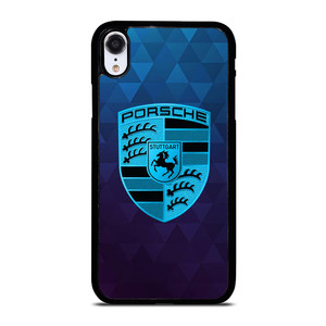 PORSCHE CAR BLUE LOGO iPhone XR Case PORSCHE CAR BLUE LOGO iPhone XR Case