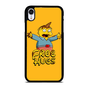 RALPH WIGGUM THE SIMPSONS FREE HUG iPhone XR Case RALPH WIGGUM THE SIMPSONS FREE HUG iPhone XR Case