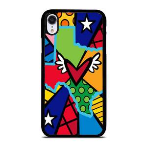ROMERO BRITTO POP TEXAS MAP iPhone XR Case